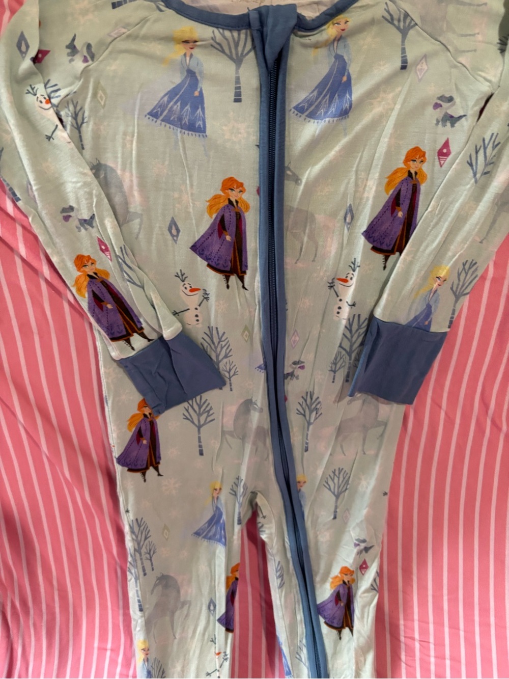 Little sleepies Elsa/Anna Frozen zippy